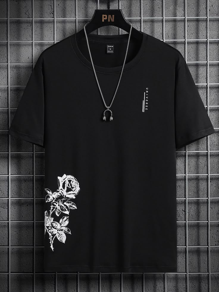 Black Casual Collar Short Sleeve Fabric Floral…
