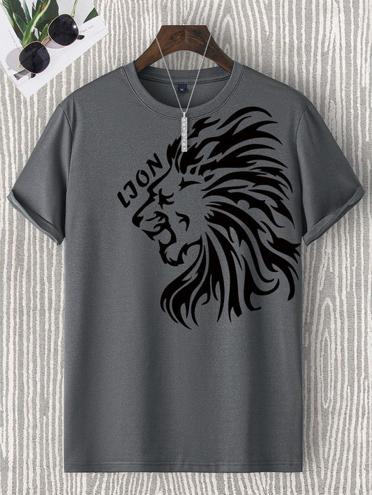 Grey Street Collar Short Sleeve Cotton