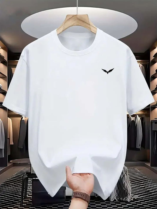 Men's Casual Short Sleeve T-Shirt, Polyester…