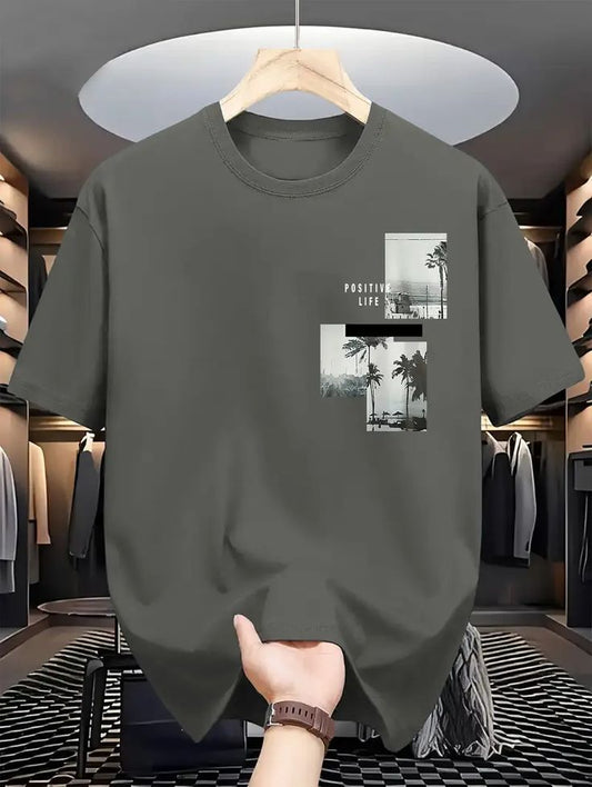 Grey Short Sleeve T Shirt